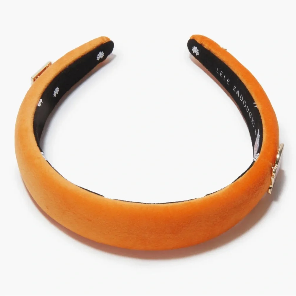 LELE SADOUGHI CINCINNATI BENGALS CHARLOTTE HEADBAND - NEW WITH TAGS